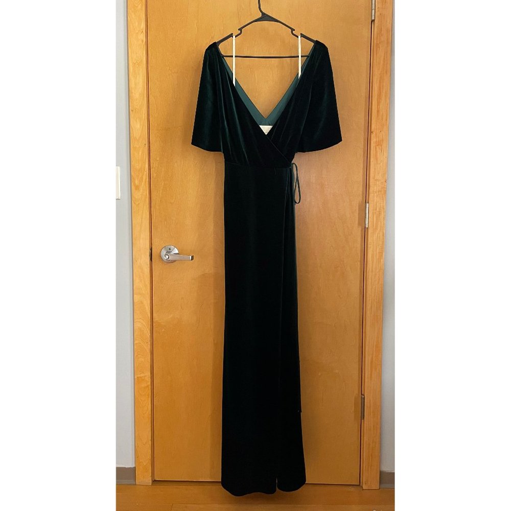 Jenny Yoo Marin Bridesmaid Dress; Size 10 Emerald NEVER TAILORED OR WORN